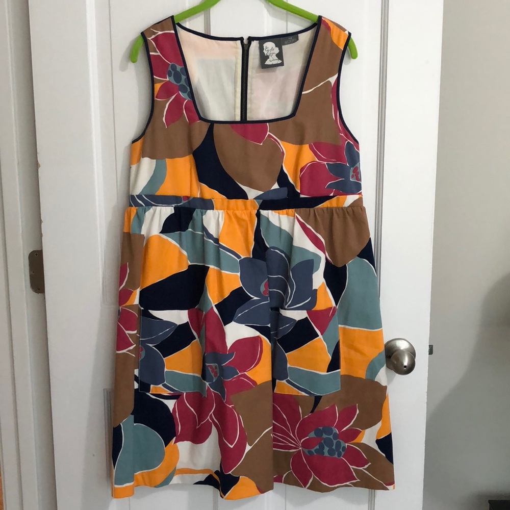 Square Neck floral Sundress